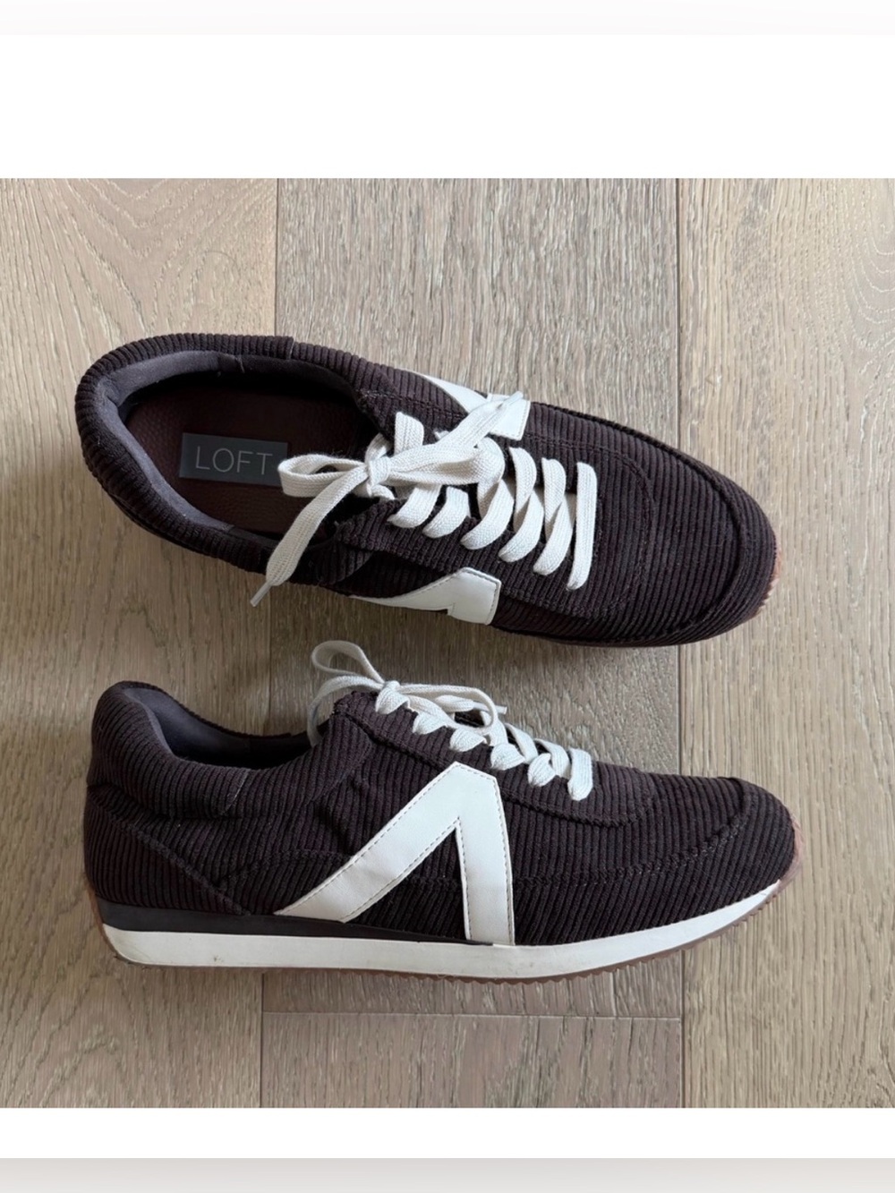 LOFT Corduroy Everyday Trainer Sneakers